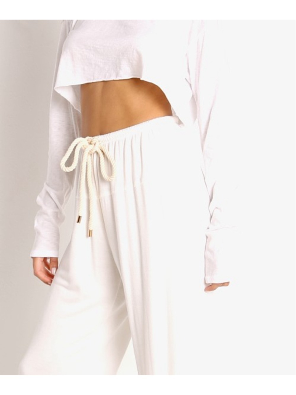Women's Stillwater White Joggers S - Picture 4 of 9